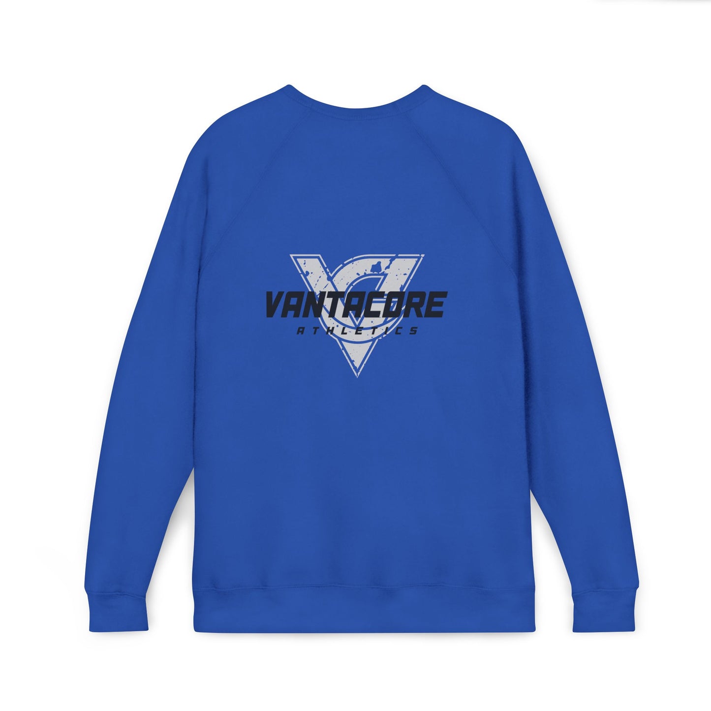 Motivational Raglan Sweatshirt — "Show Up. Work Hard. Repeat." Crewneck