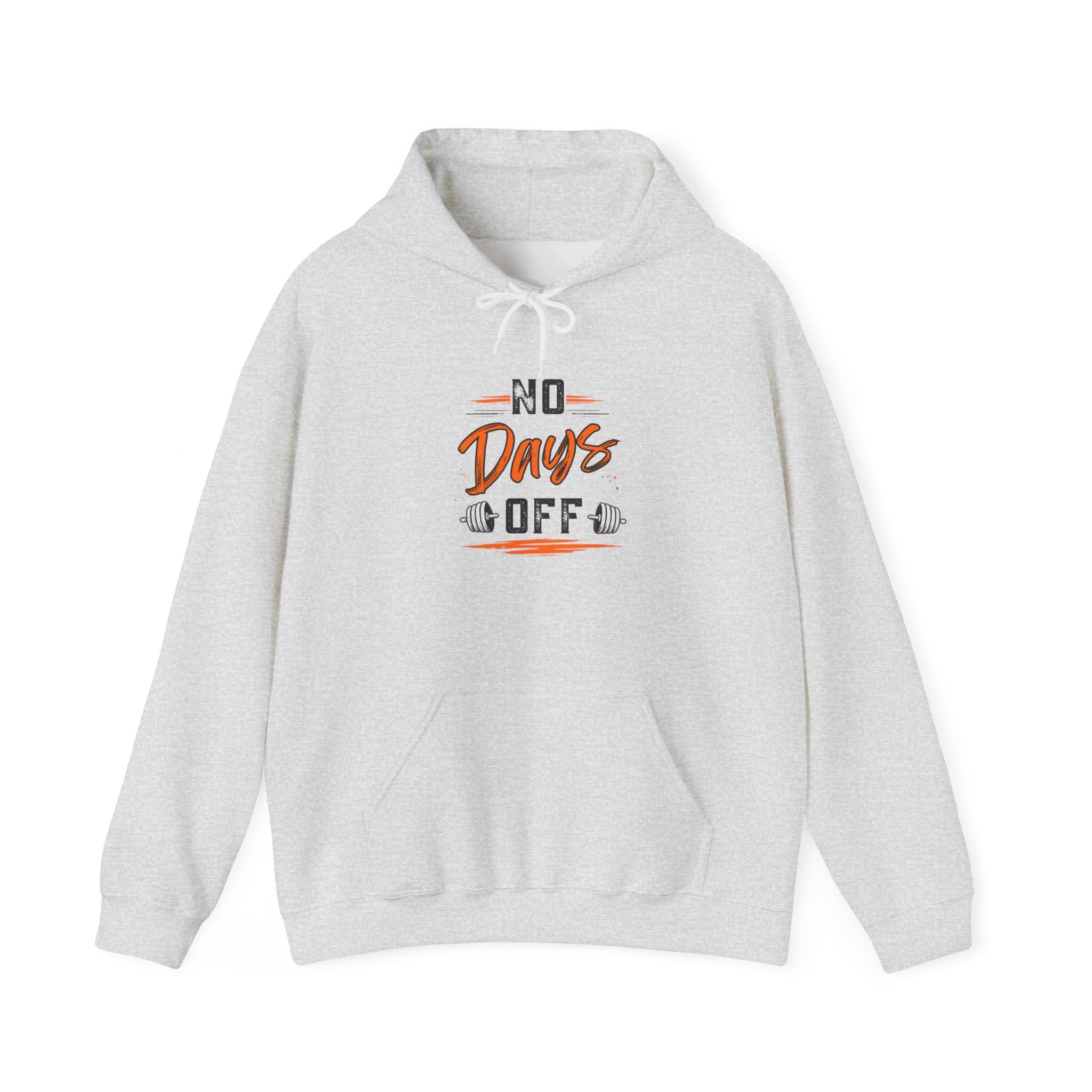No Days Off | Heavy Hooded Sweatshirt