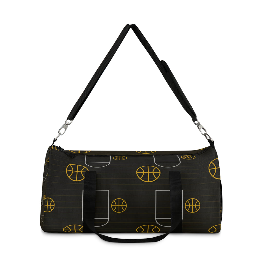 Basketball Gold Rush Court Seam Duffel Bag