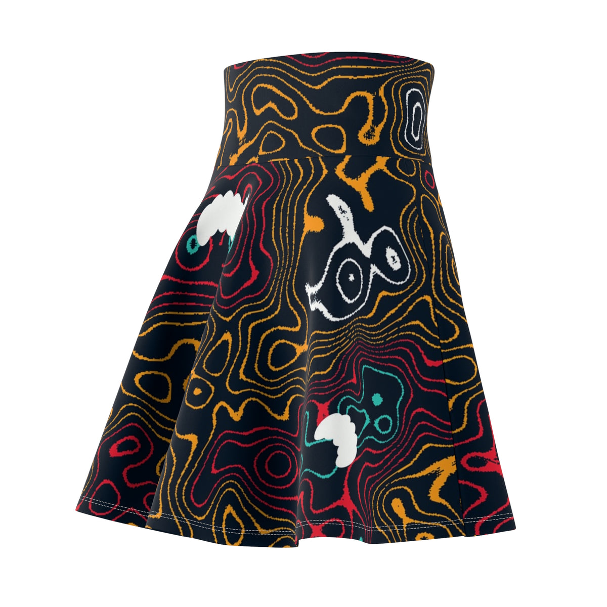 Yoga Aqua Volt Topo Trail Women's Athletic Skater Skirt