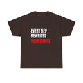 Every Rep Rewrites Your Limits | Motivational Gym T-Shirt