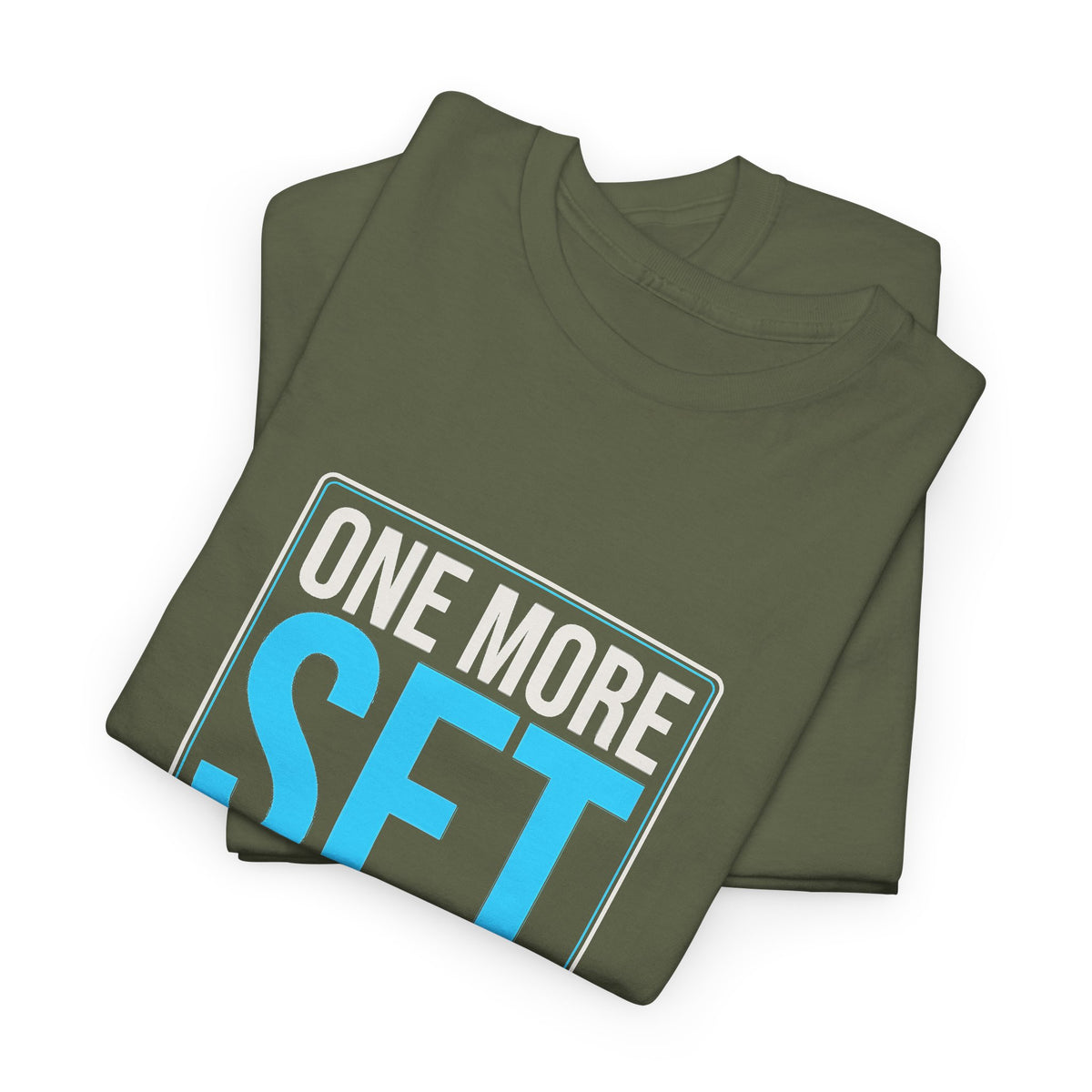 One More Set | Men's Graphic Gym T-Shirt