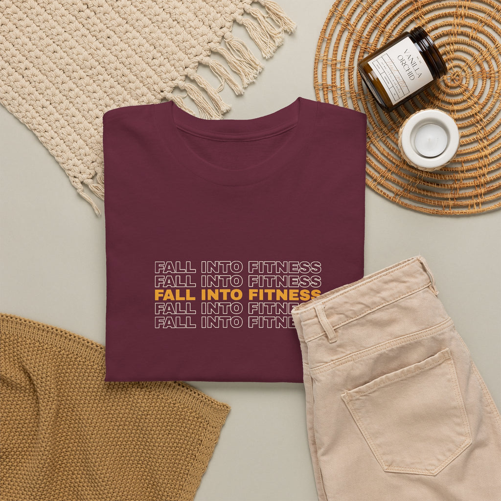 Fall Into Fitness | Men's Graphic Gym T-Shirt