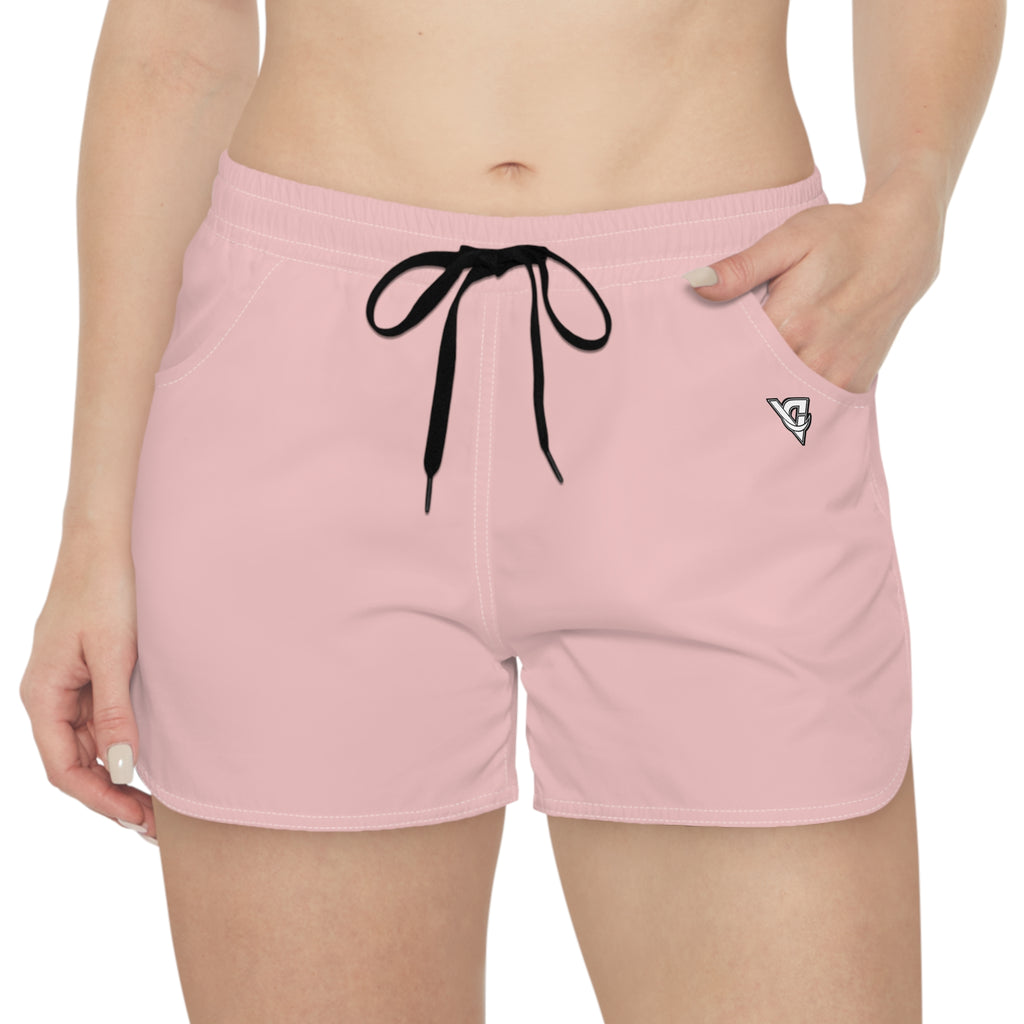 Women's Multipurpose Athletic Shorts with Pockets | Blush Pink Essential