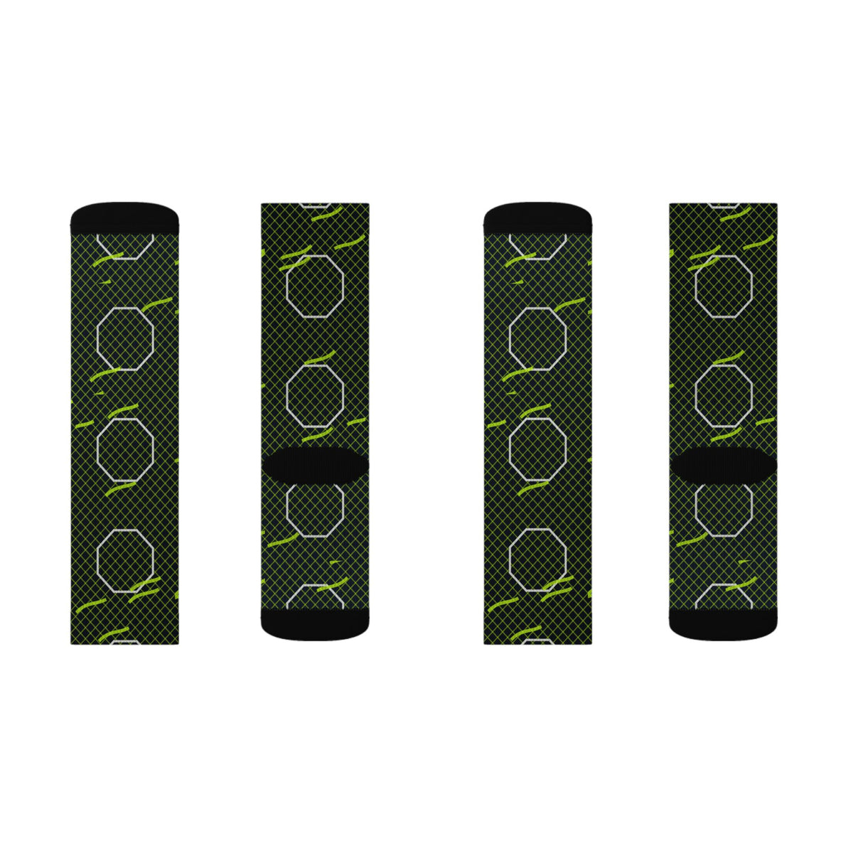 Combat Sports Volt Night Cage Mesh Athletic Crew Socks