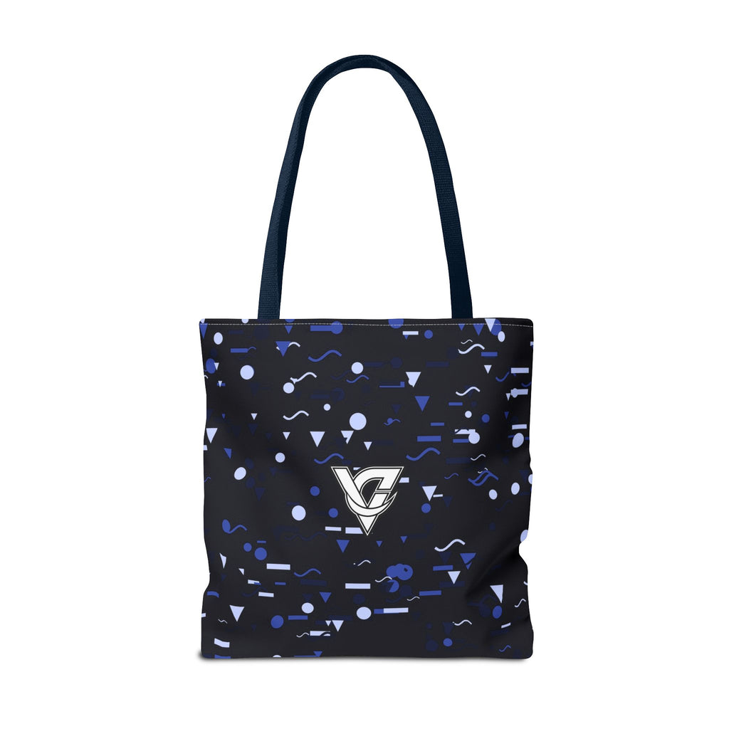 Midnight Confetti Tote Bag — All-Over Print Gym & Everyday Tote