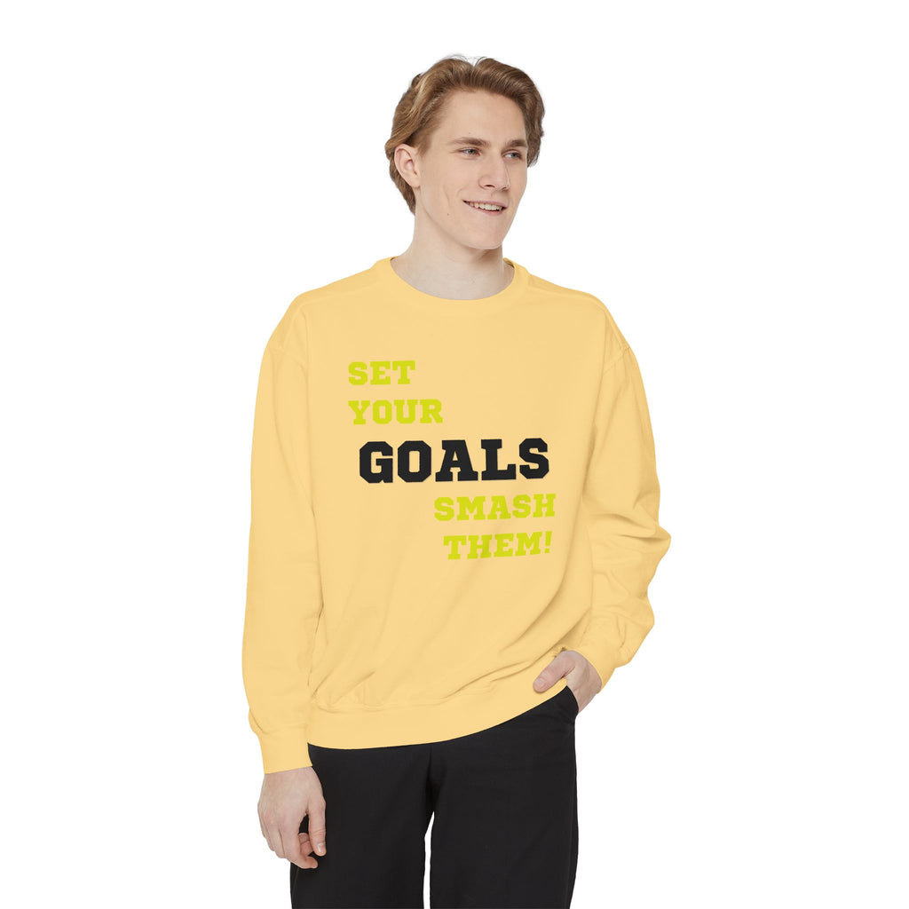 Set Goals | Motivational Crewneck Sweatshirt