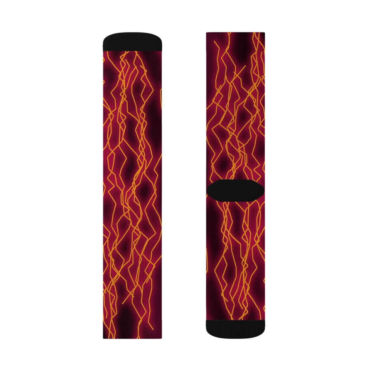 Infrared Lightning Athletic Crew Socks