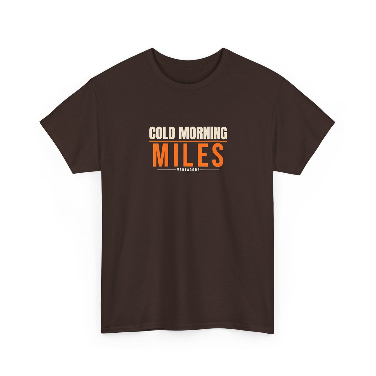 Cold Morning Miles | Men's Graphic Gym T-Shirt