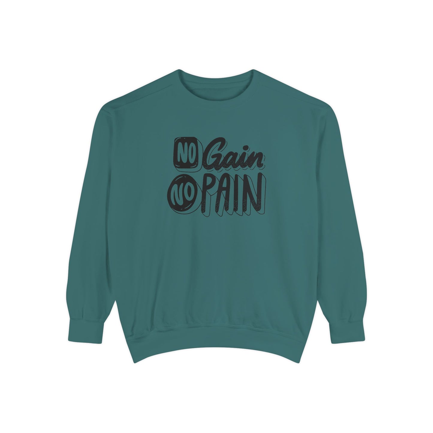 No Gain No Pain Sweatshirt | Motivational Fitness Crewneck