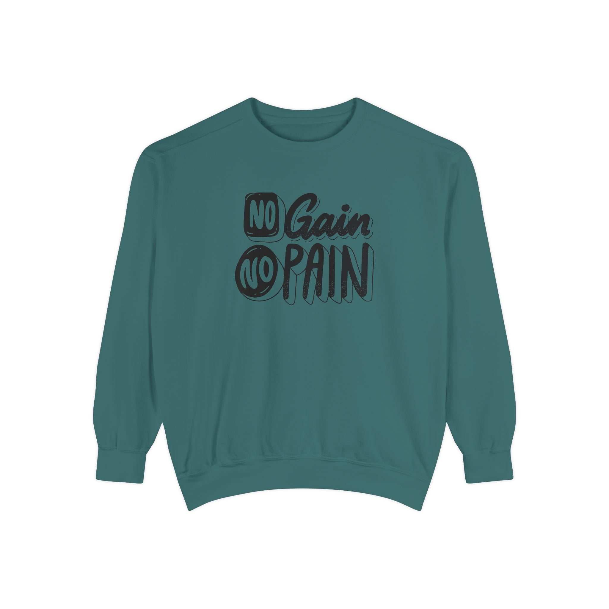 No Gain No Pain Sweatshirt | Motivational Fitness Crewneck