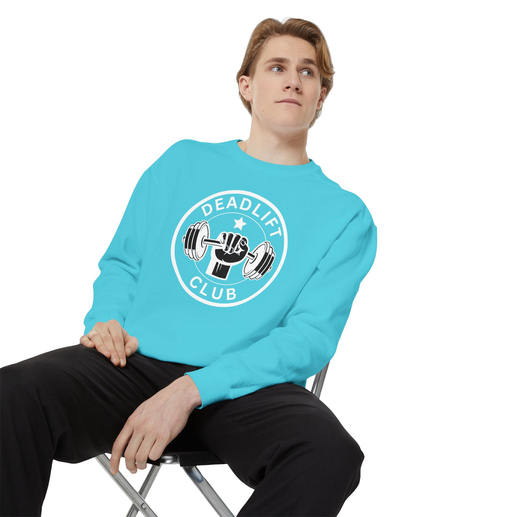 Deadlift Club Sweatshirt | Vintage Weightlifting Crewneck