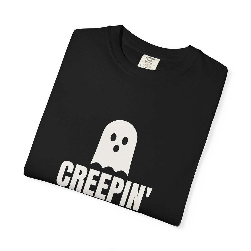 Creepin' It Real | Women's Halloween Garment-Dyed Graphic Tee