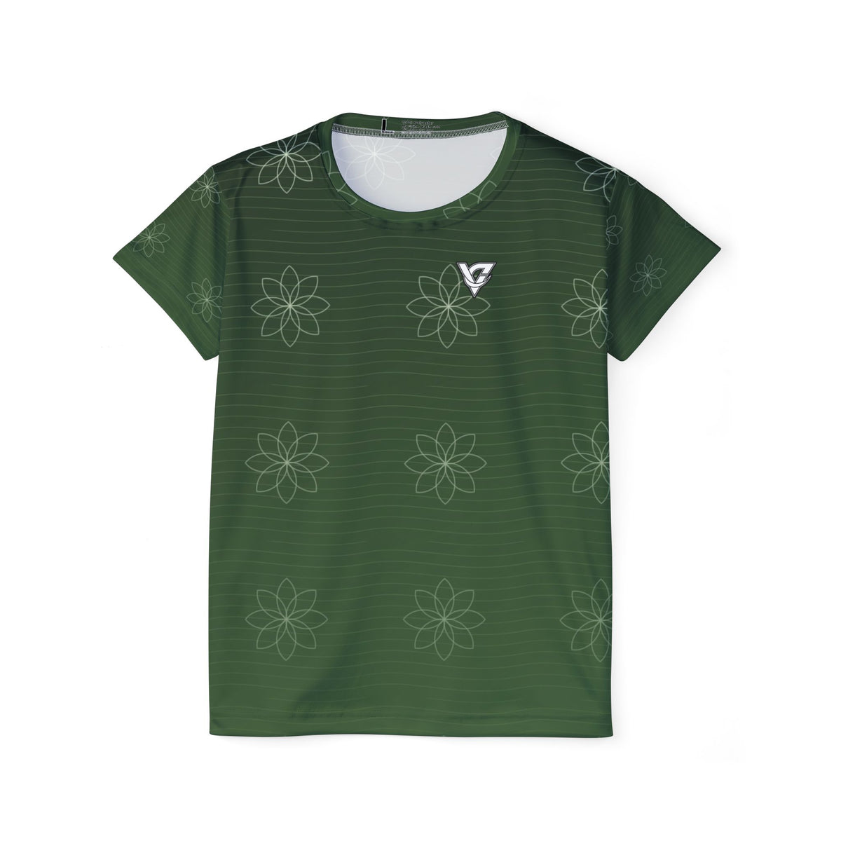 Yoga Forest Camo Flow Lotus Women's Sports Jersey