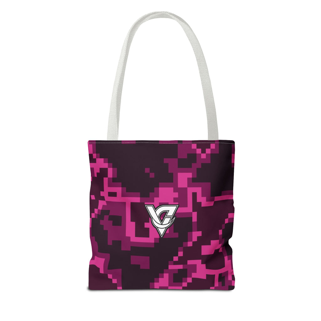 Berry Digital Camo Tote Bag — All-Over Print Gym & Everyday Tote