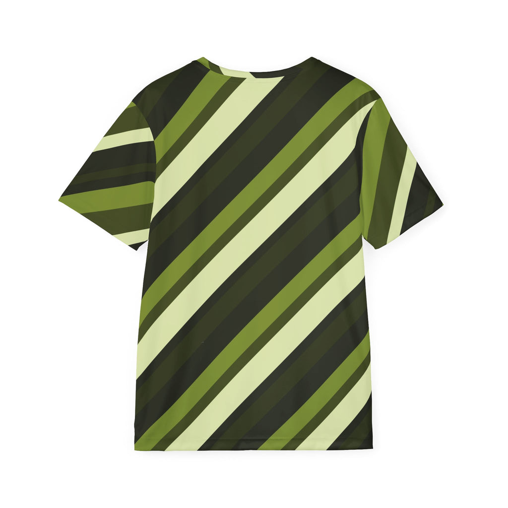 Olive Stripe Multipurpose Athletic Shirt