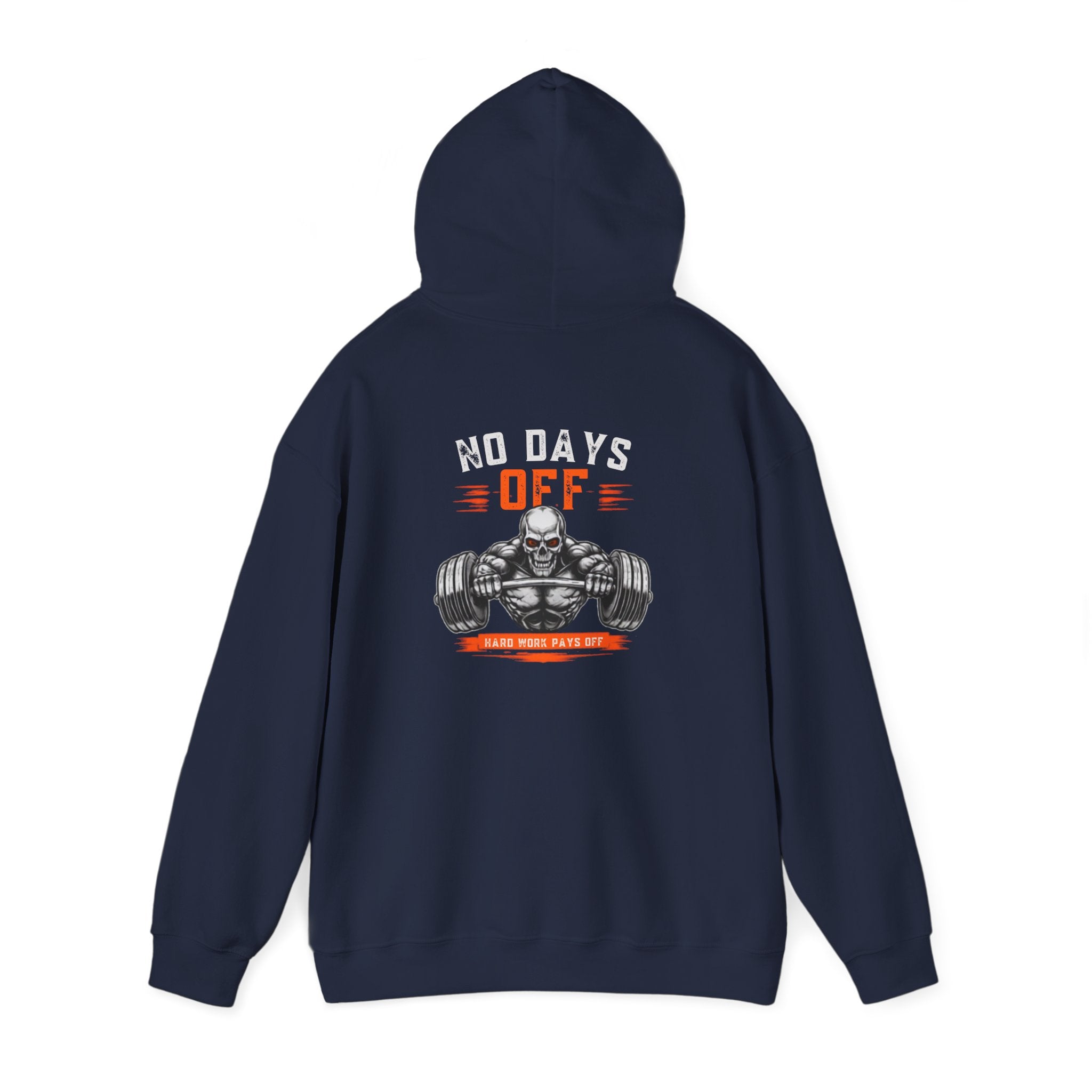 No Days Off | Heavy Hooded Sweatshirt