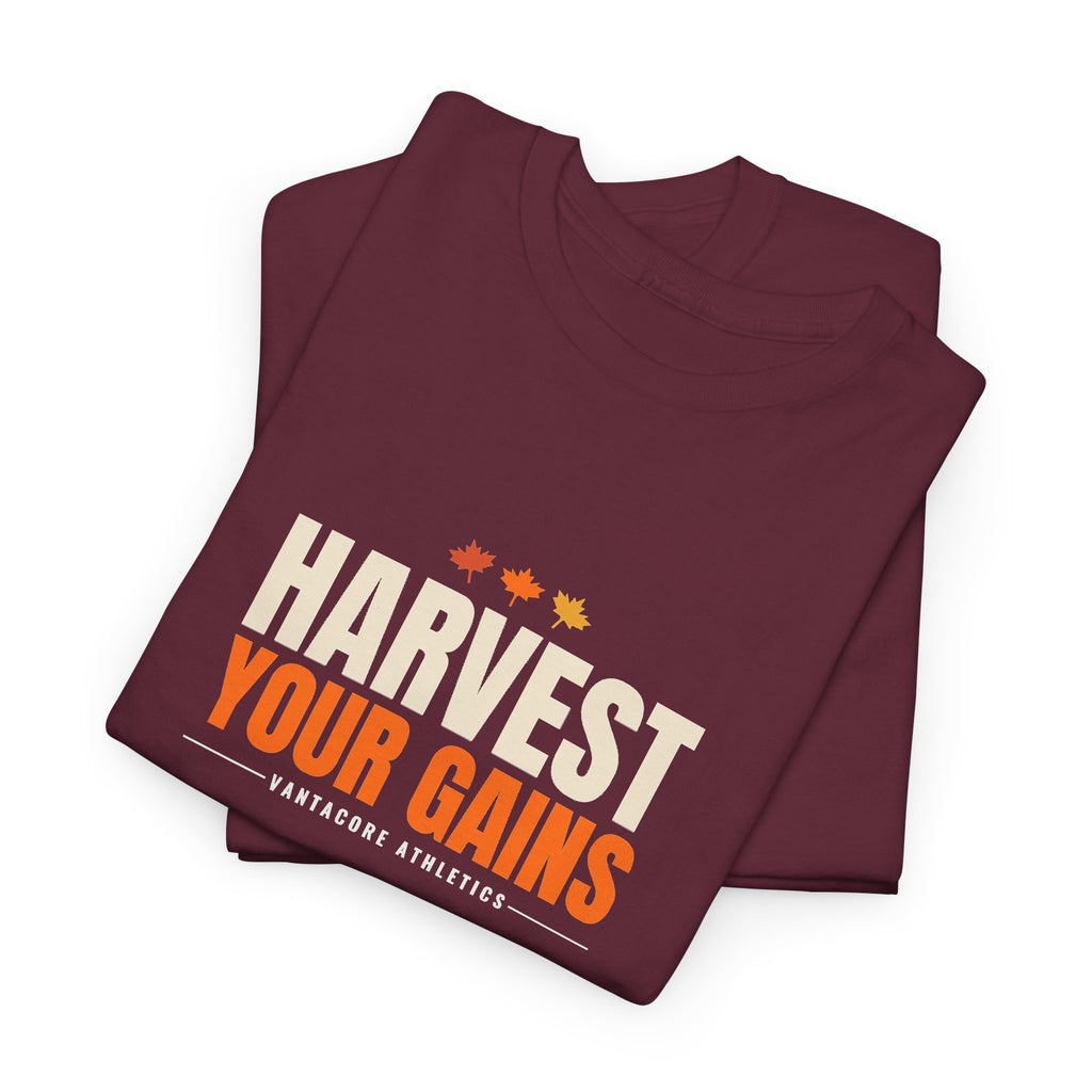 Harvest Your Gains | Men's Graphic Gym T-Shirt