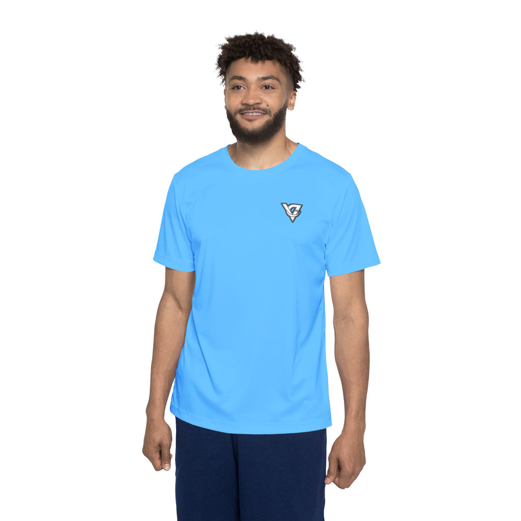 Vantacore Solid Sky Blue Men's Sports Jersey