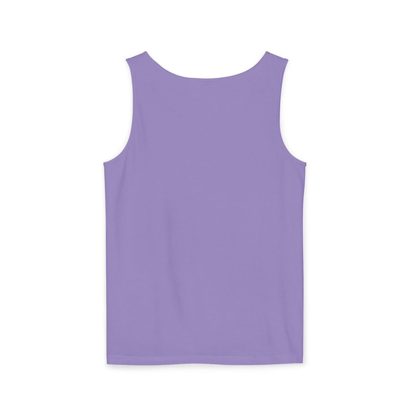 Minimal Geometric Triangle Logo Tank Top | Chest Emblem