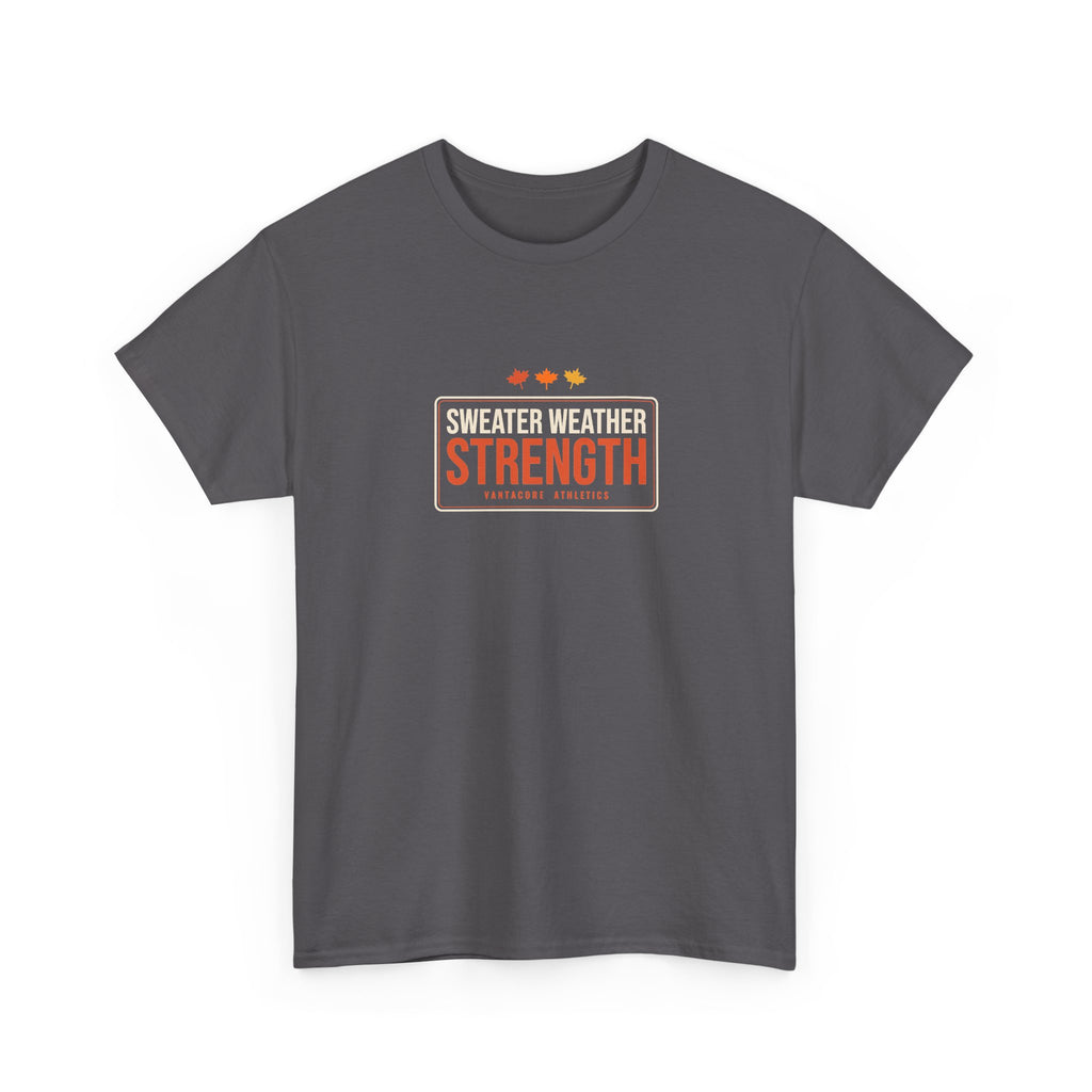 Sweater Weather Strength | Men's Graphic Gym T-Shirt
