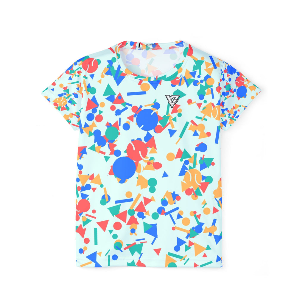 Tennis Sea Glass Confetti Pop Women's Sports Jersey