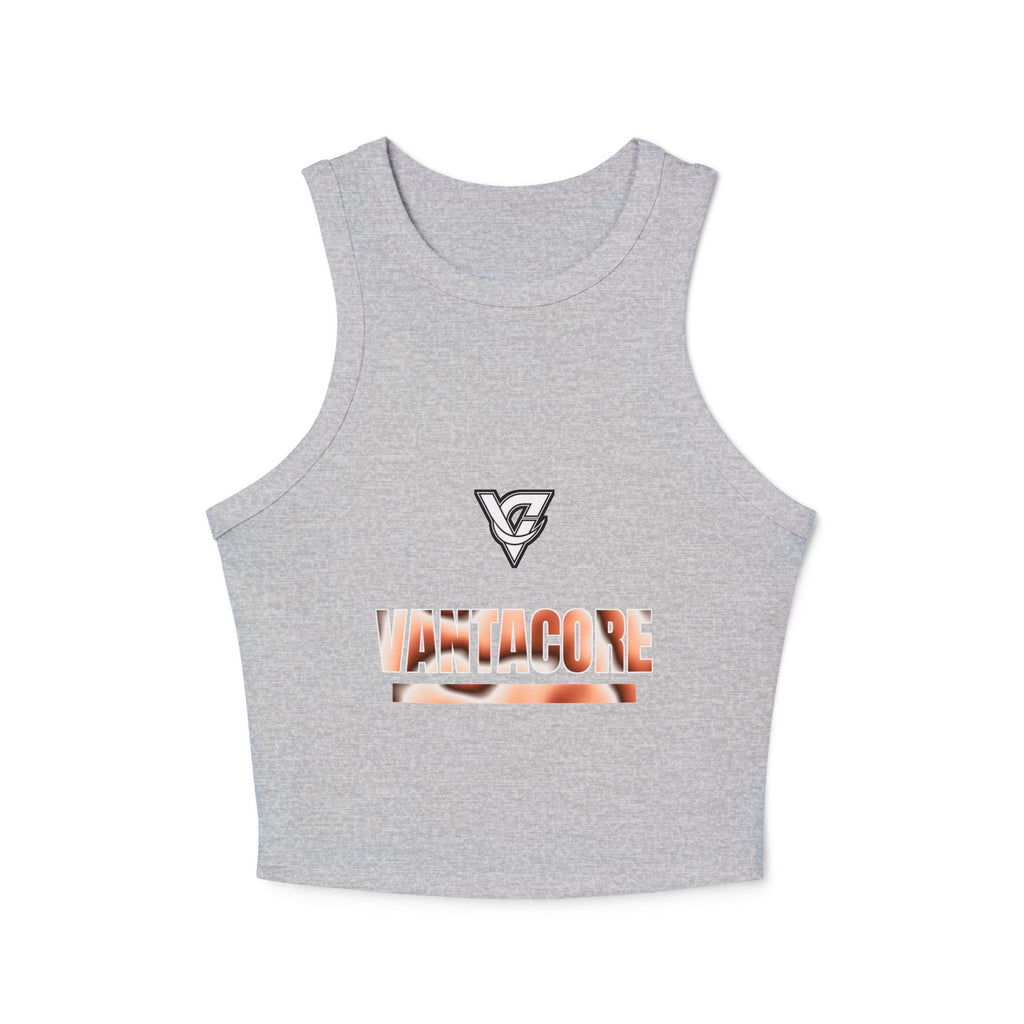 Peach Tie-Dye Women's Racerback Tank