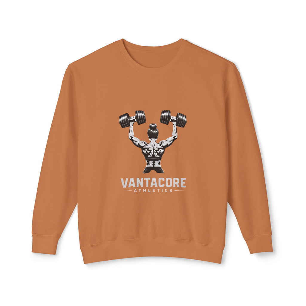 Weightlifting Crewneck Sweatshirt — Vantacore Athletics Dumbbell Design