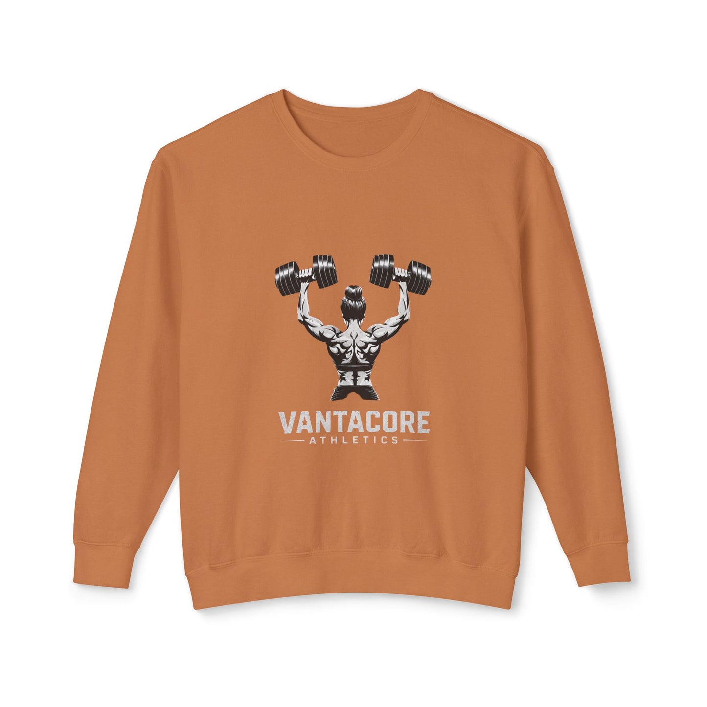 Weightlifting Crewneck Sweatshirt — Vantacore Athletics Dumbbell Design