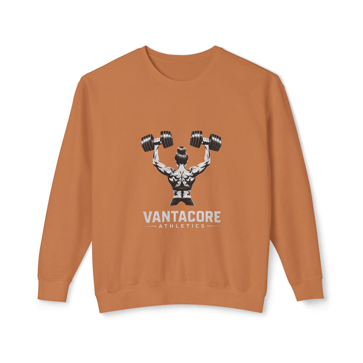 Weightlifting Crewneck Sweatshirt — Vantacore Athletics Dumbbell Design