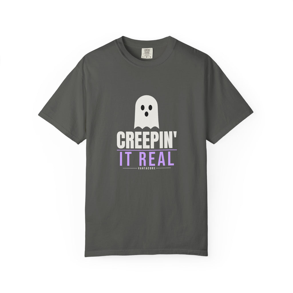 Creepin' It Real | Women's Halloween Garment-Dyed Graphic Tee