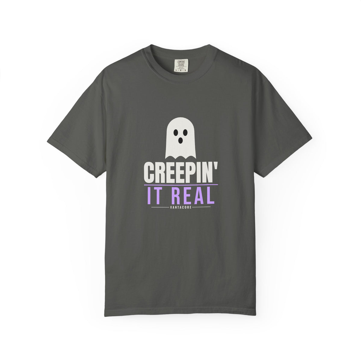 Creepin' It Real | Women's Halloween Garment-Dyed Graphic Tee
