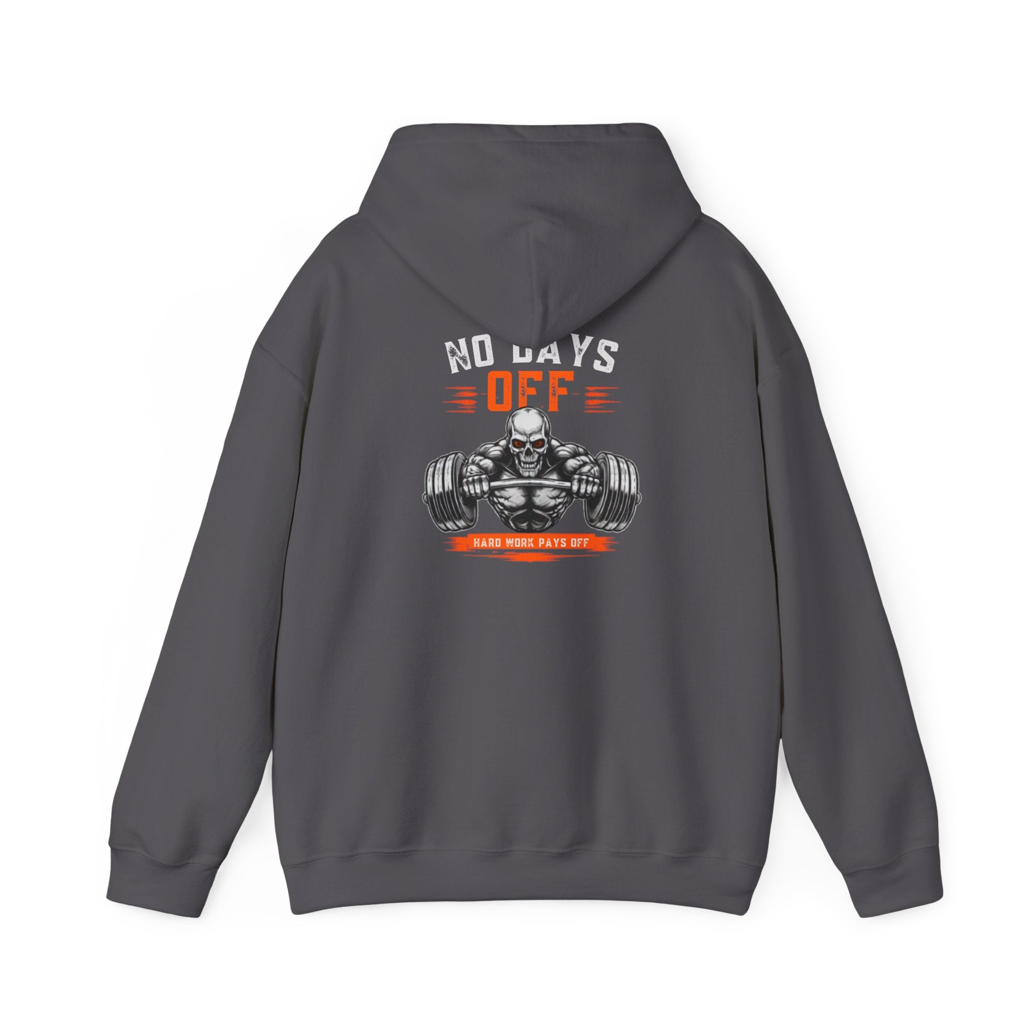 No Days Off | Heavy Hooded Sweatshirt