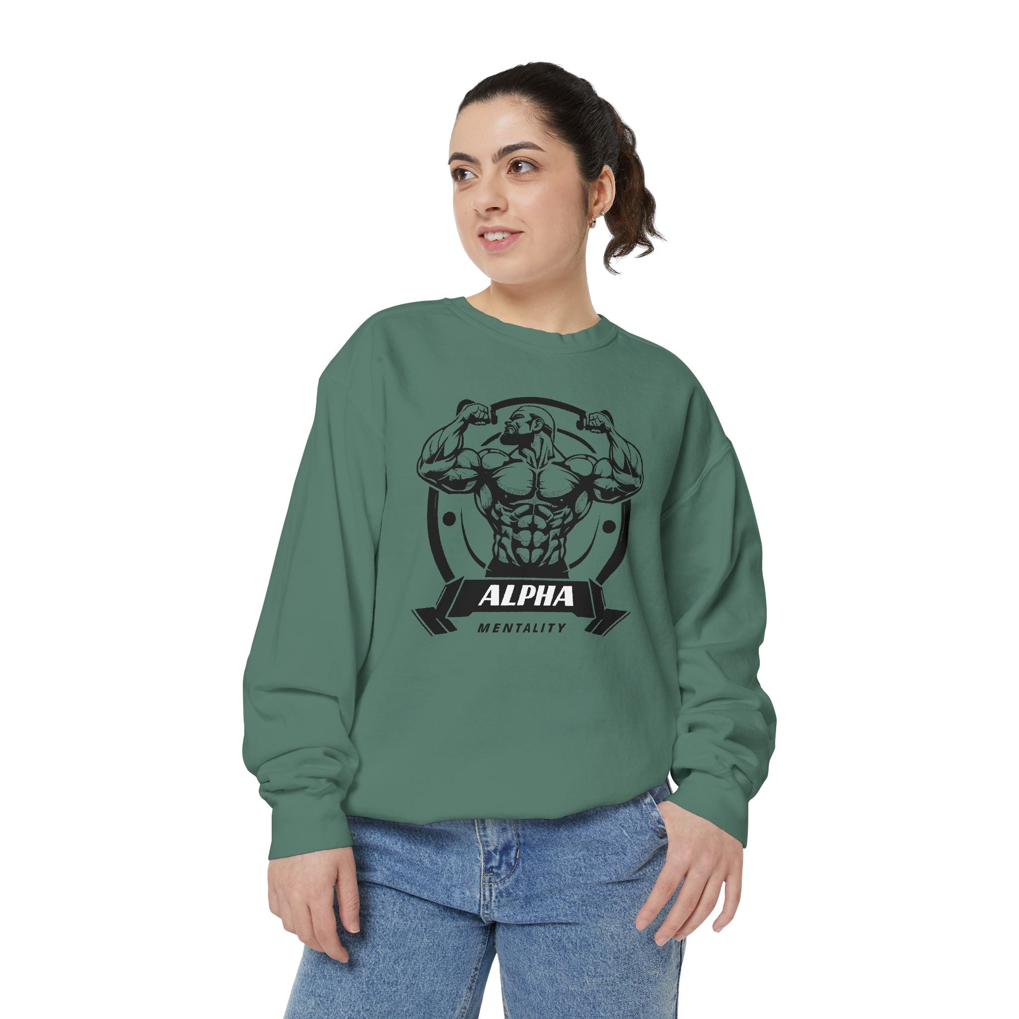 Alpha Mentality Sweatshirt | Muscular Gym Crewneck