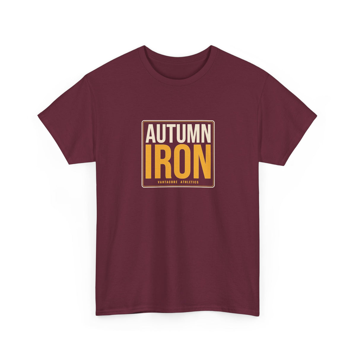 Autumn Iron | Men's Graphic Gym T-Shirt