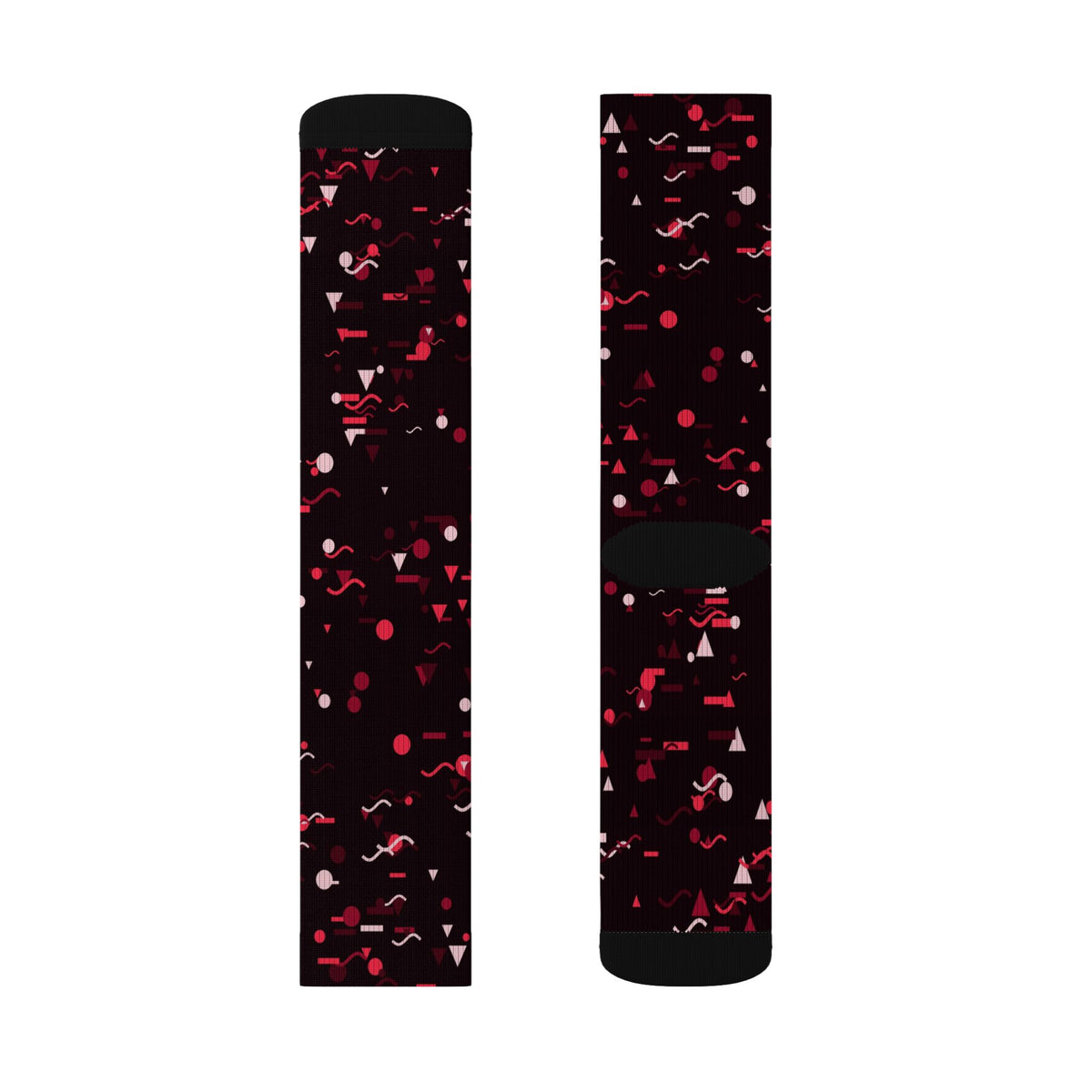 Cherry Confetti Athletic Crew Socks