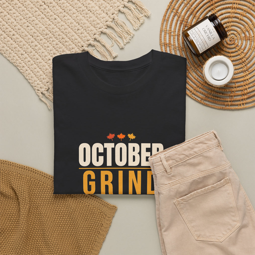 October Grind | Men's Graphic Gym T-Shirt