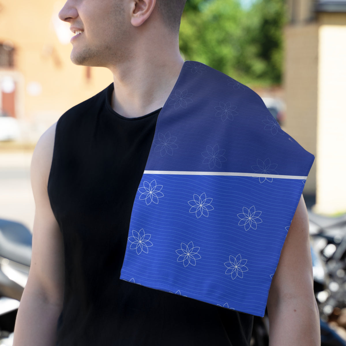 Yoga Royal Ice Flow Lotus Rally Towel