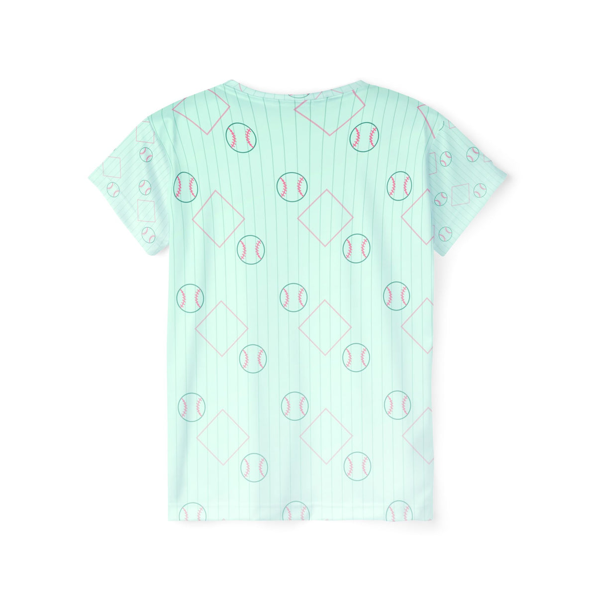 Baseball & Softball Mint Glow Diamond Stitch Women's Sports Jersey