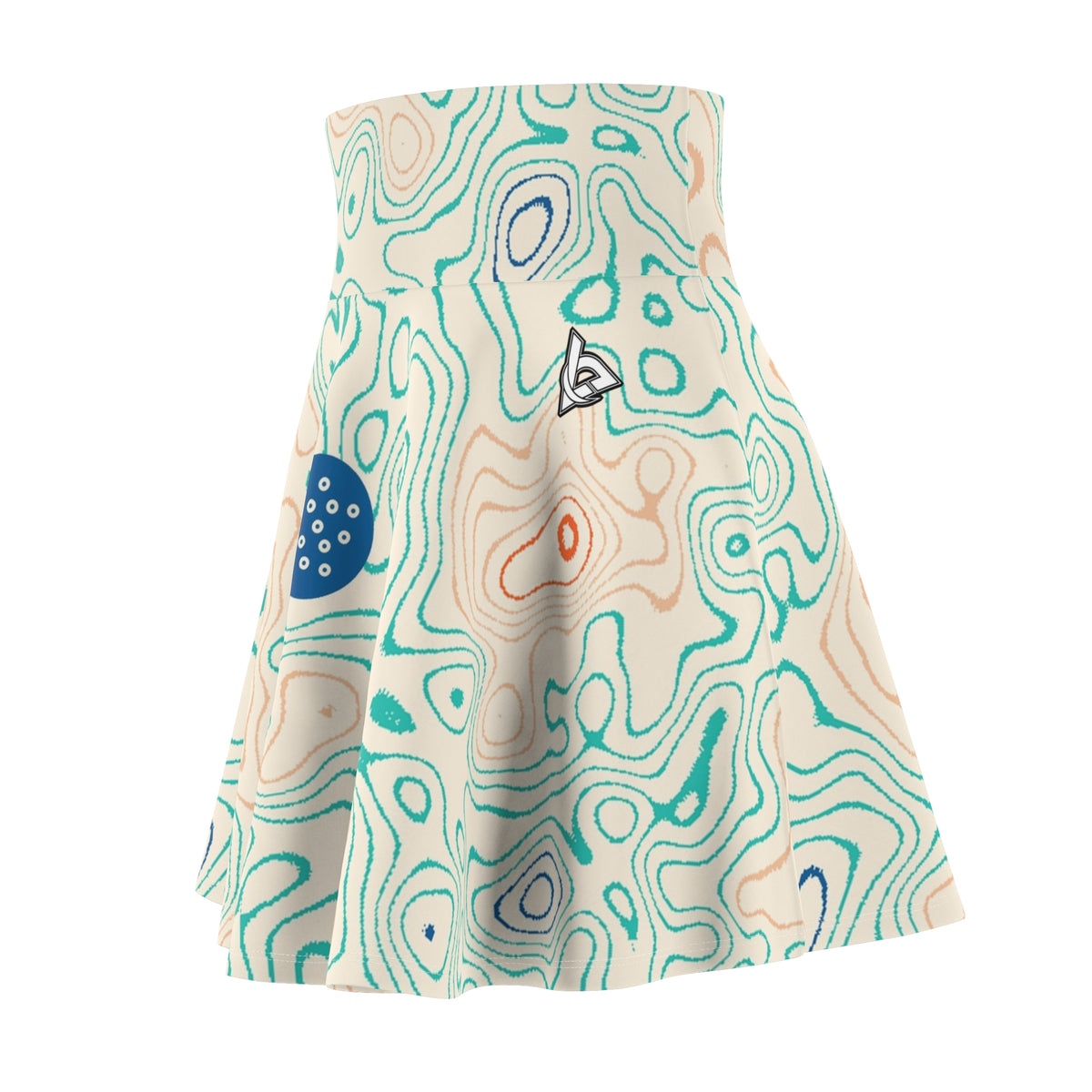 Golf Papaya Splash Topo Trail Women's Athletic Skater Skirt