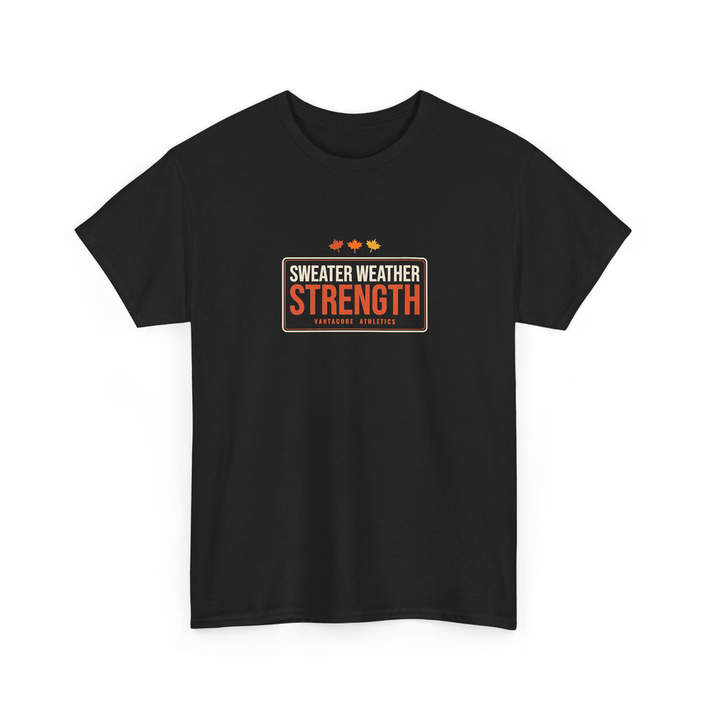 Sweater Weather Strength | Men's Graphic Gym T-Shirt