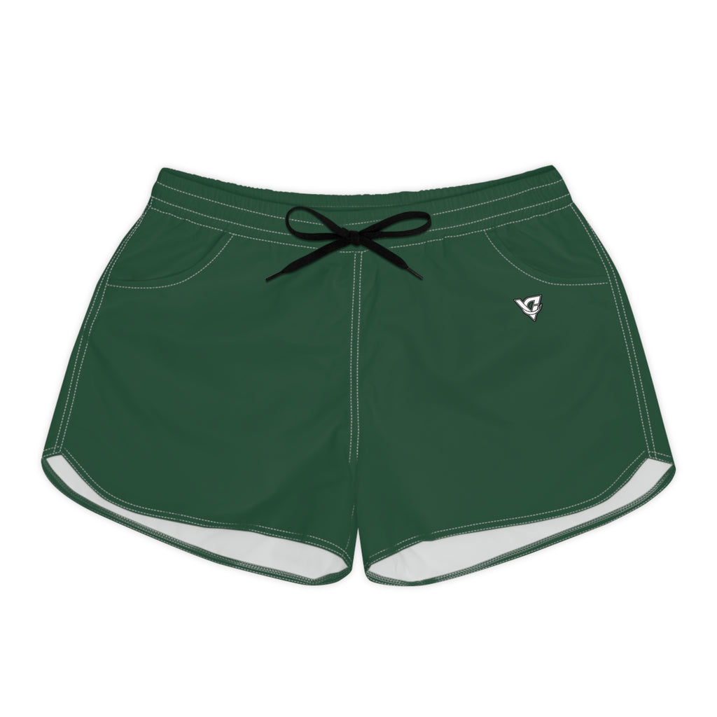 Women's Multipurpose Athletic Shorts with Pockets | Forest Green Essential
