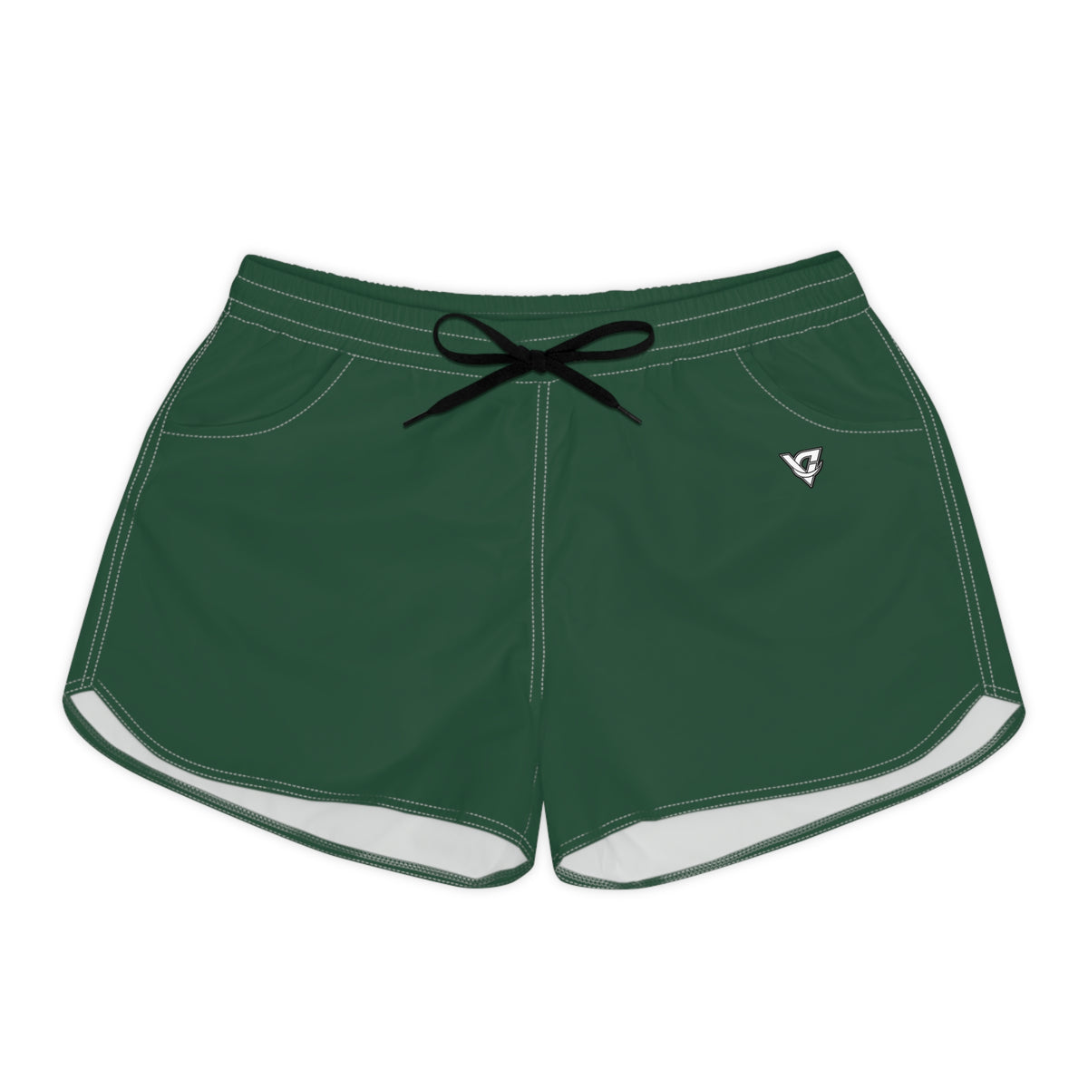 Women's Multipurpose Athletic Shorts with Pockets | Forest Green Essential