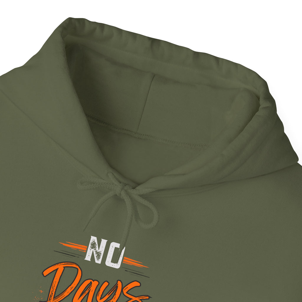 No Days Off | Heavy Hooded Sweatshirt