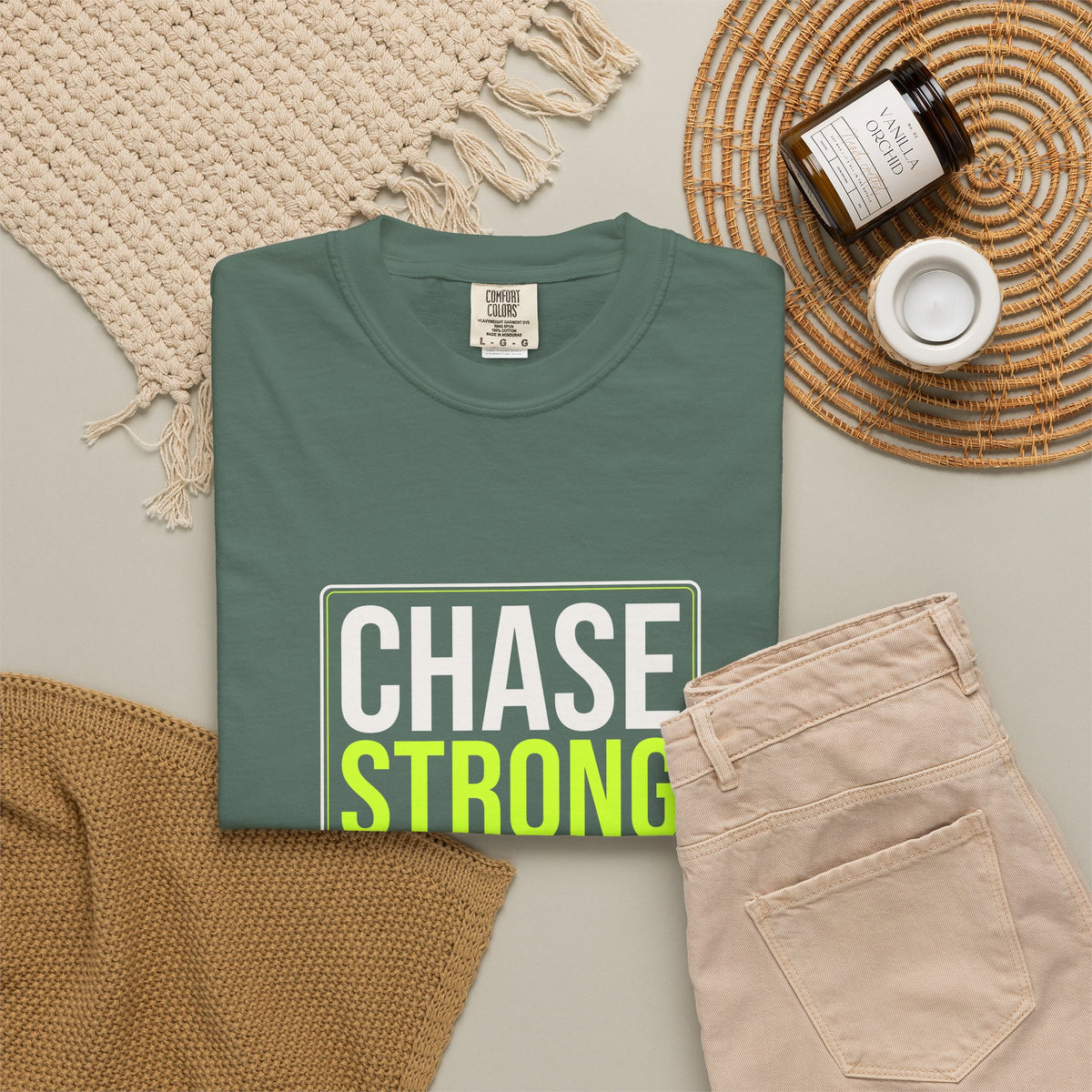 Chase Strong | Women's Garment-Dyed Graphic Tee