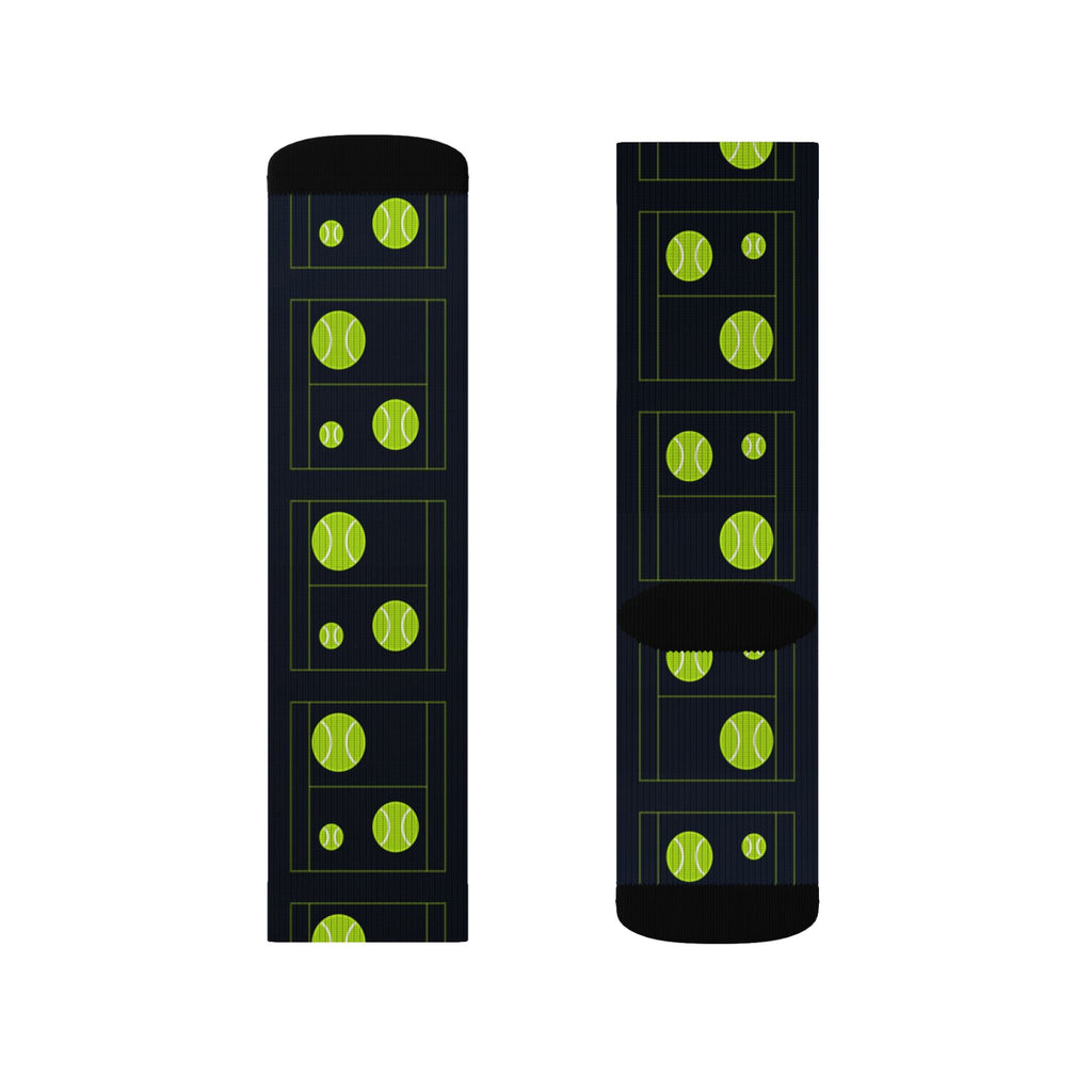 Tennis Volt Night Baseline Seam Athletic Crew Socks