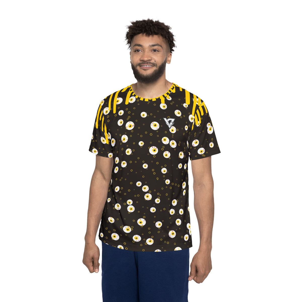 Halloween Candy Corn Slime Drip Multipurpose Athletic Shirt