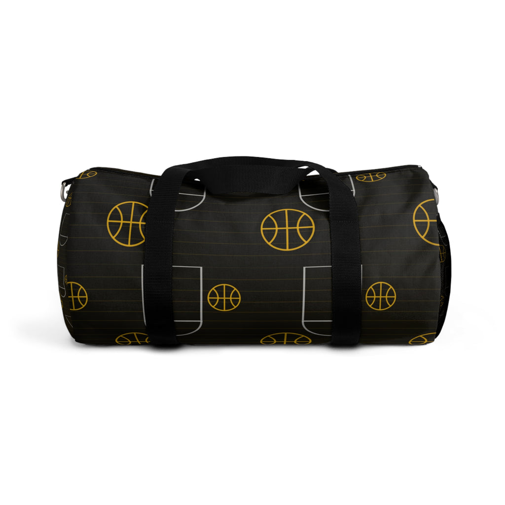 Basketball Gold Rush Court Seam Duffel Bag