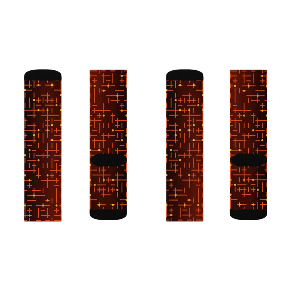 Ember Circuit Athletic Crew Socks