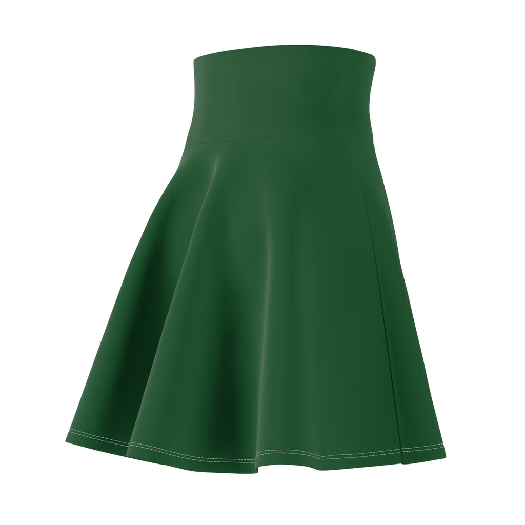 Vantacore Solid Forest Green Women's Athletic Skater Skirt